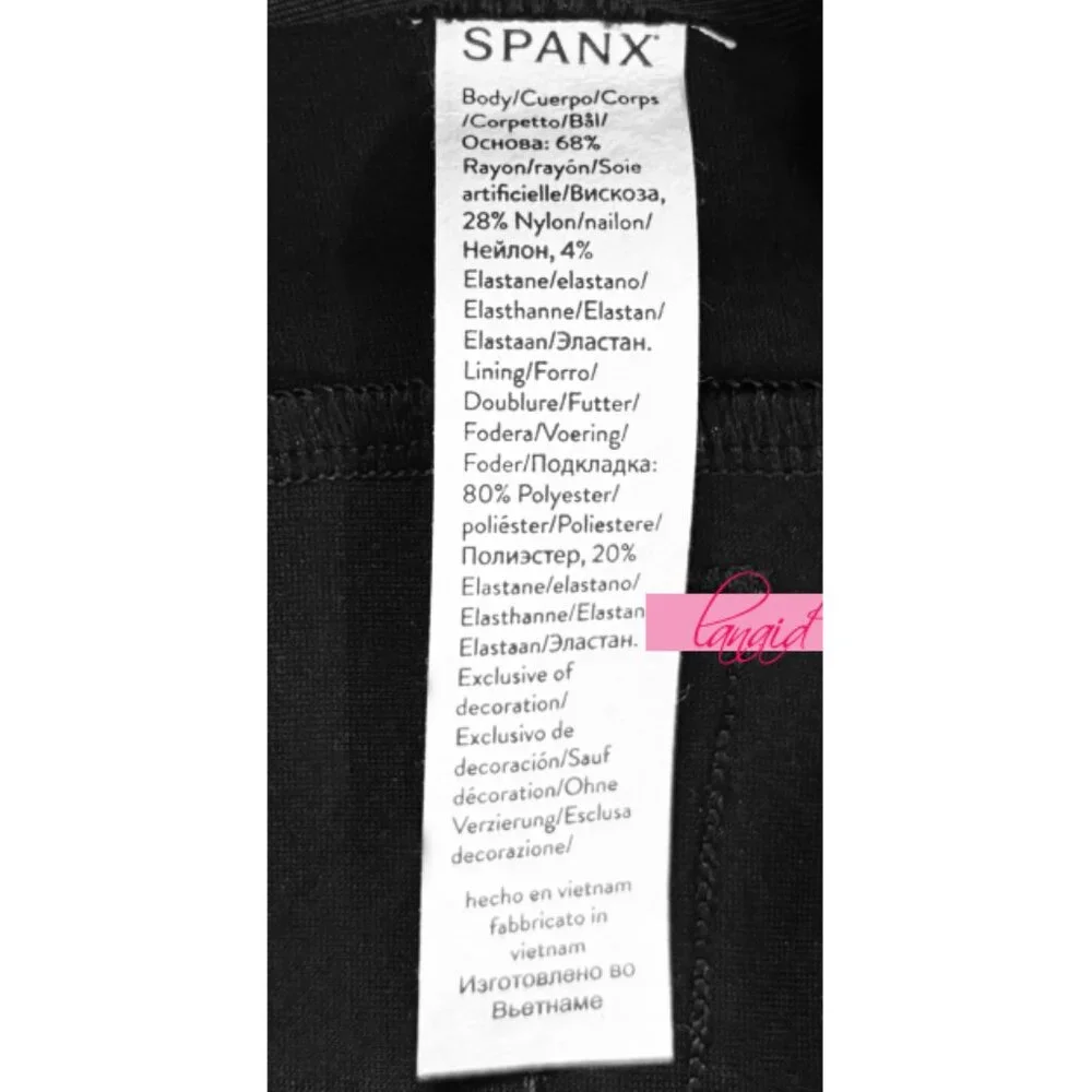 Spanx Perfect Pant Ankle Piped Skinny Classic Black Zipper Pockets Edgy Ponte S